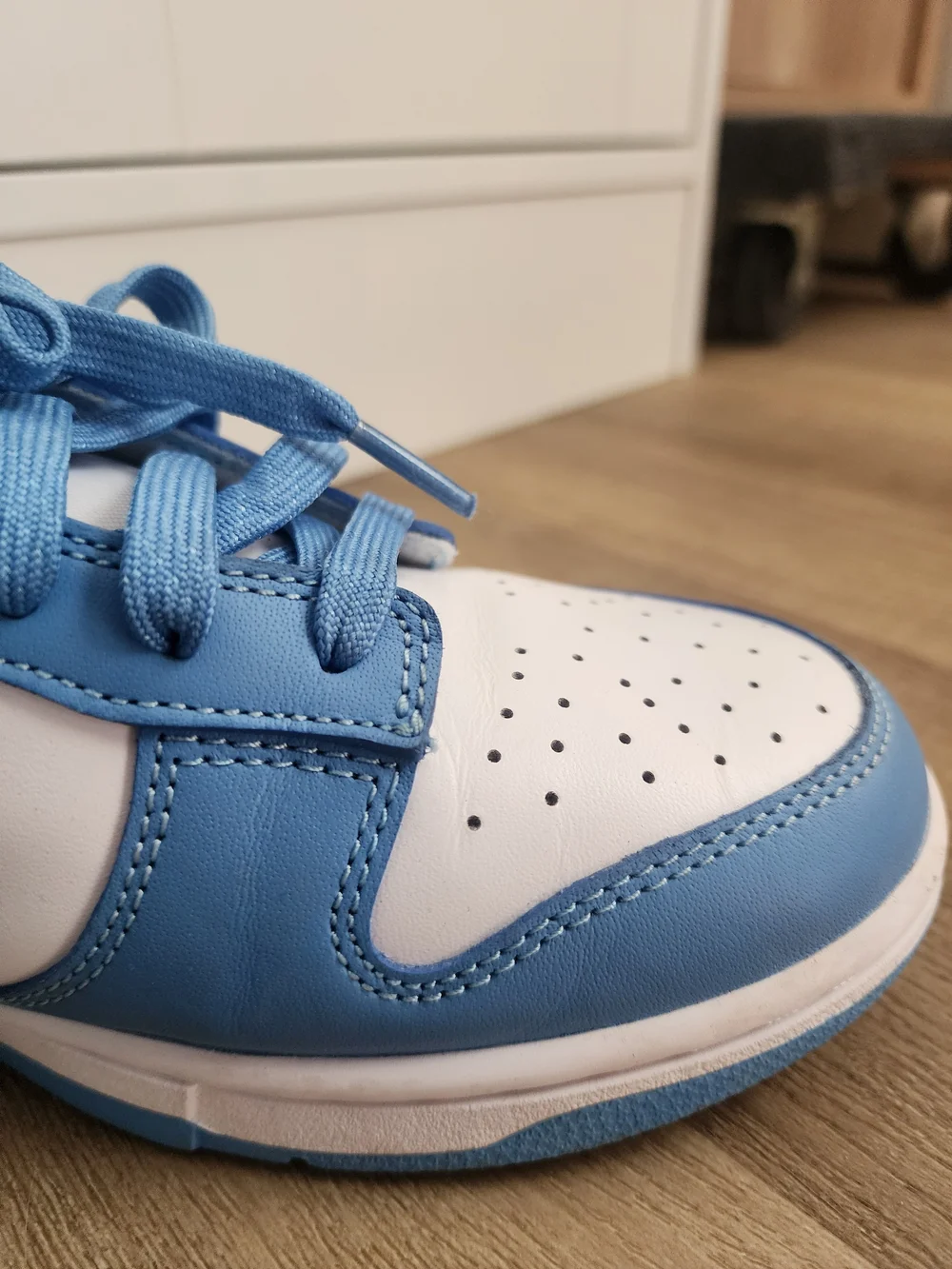 Nike Men’s Low-Top Sneakers in Blue/White